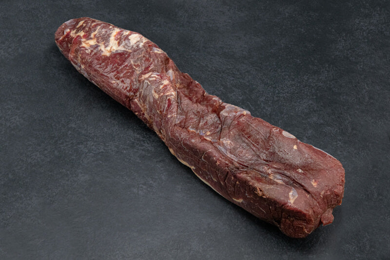 Hirschentrecôte kurz mit Silberhaut